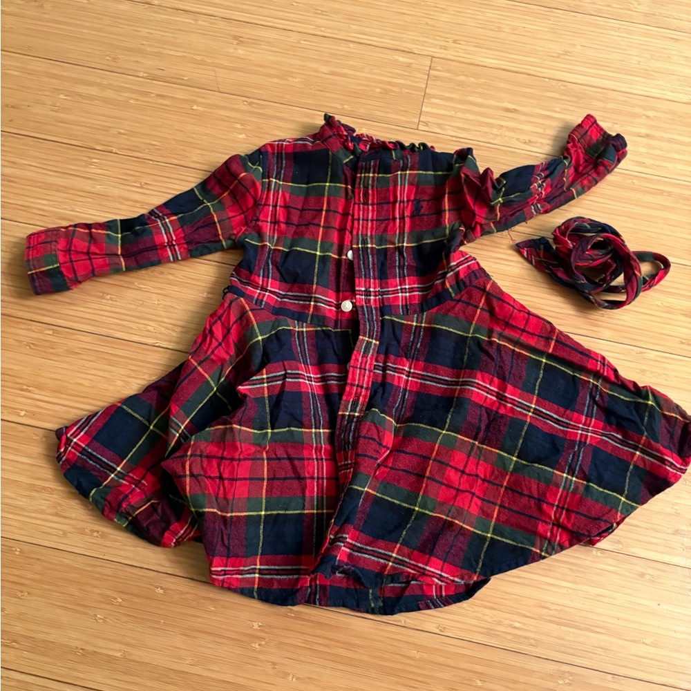 Ralph Lauren Red and Yellow Plaid Dress
